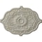 Ekena Millwork Pesaro Ceiling Medallion, Hand-Painted Pot of Cream Crackle, 36"W x 26"H x 1 1/2"P CM36X26PEPCC - alternate 1